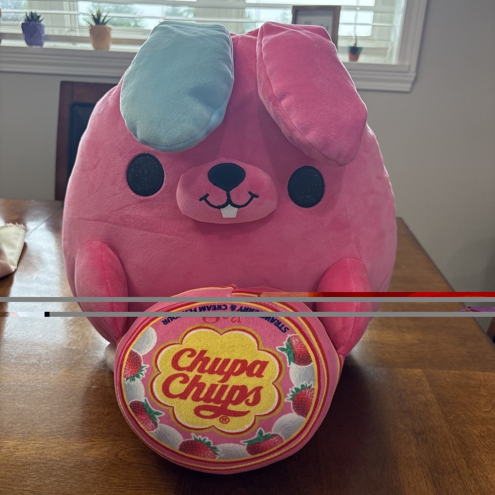 Zuru Snackle Britney Chupa Chups Bunny 14" JUMBO Plush Snackles